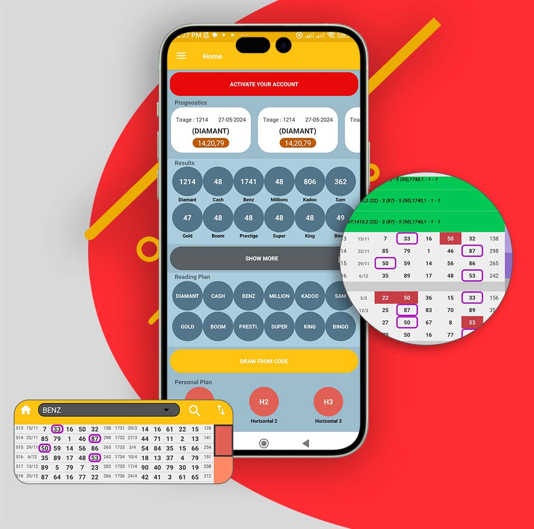 Application mobile pour la prédiction de loto